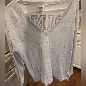 VS PINK Bling Glittery Rhinestone like Top Small